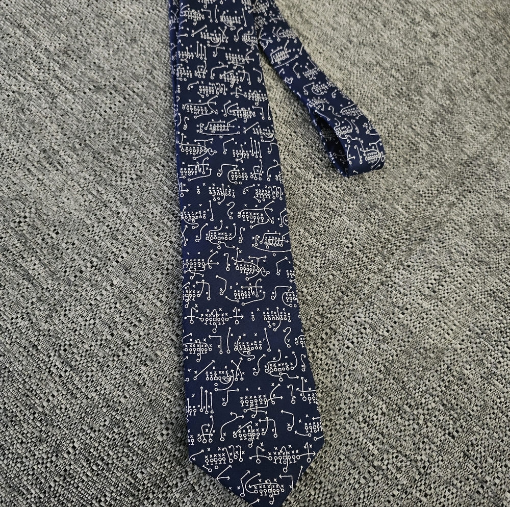 Football Strategy Neck Tie